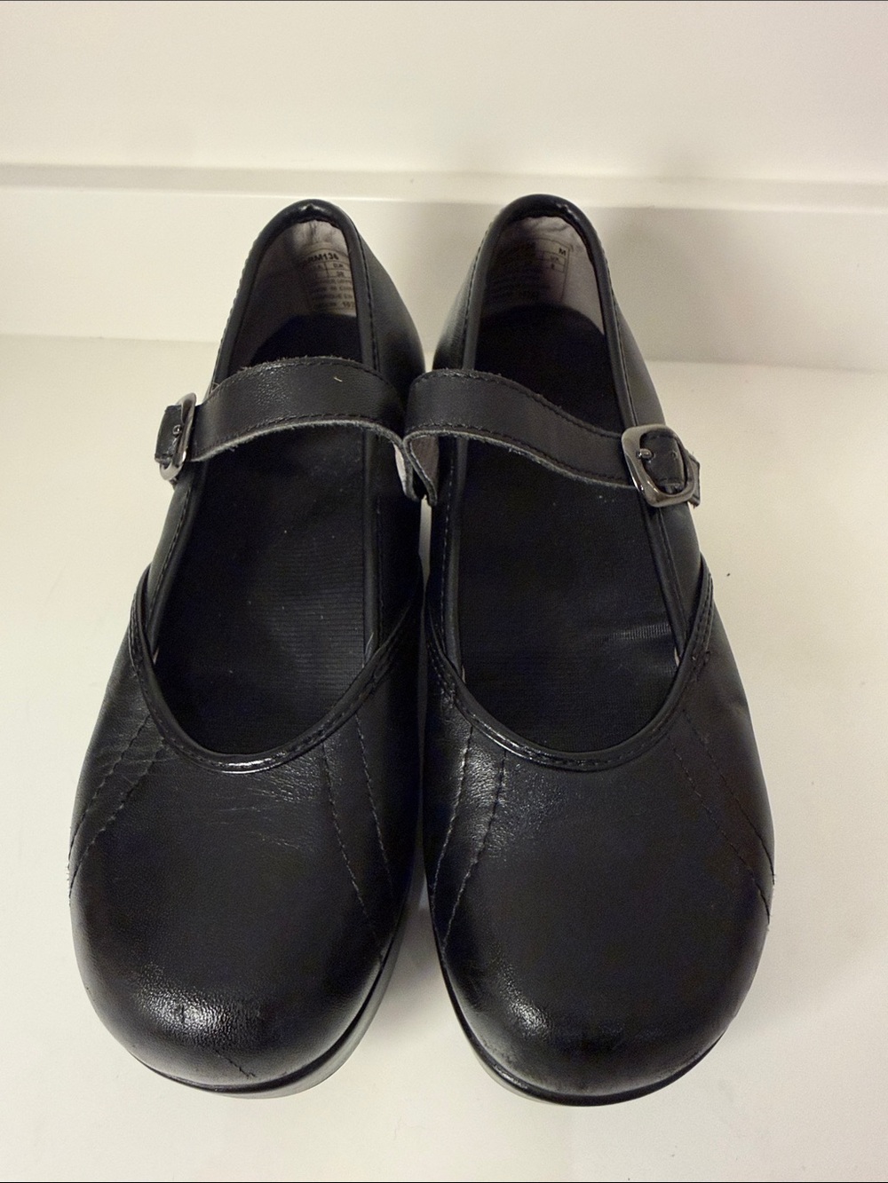 SR Max Vienna Black Mary Jane Clog - Slip Resistant Soft Toe Work Shoe - Size 7